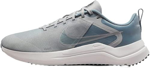Nike Men's Downshifter 12 Trainers, Grey/Blue, 10 UK