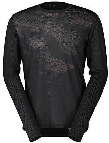 Scott Trail Flow Pro Cycling Jersey Long Black 2023