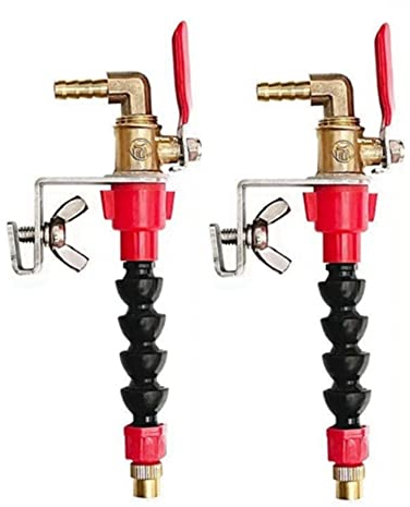 Iegefirm 2 Stück Staubentferner Wassersprühsystem Düse Kühlmittelsprüher für Ziegelfliesenschneidemaschine Winkelschleifer