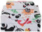 JSD Panda Kinder-Bettwäsche-Set, volle Größe, 4-teilig, Blumenmuster, Mikrofaser, tiefe Taschen