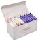 ChengFu Pad-Halter für Frauen Badezimmer, Pad- und Tampon-Halter für Badezimmer, 2 Fächer, Pad- und Tampon-Organizer, Stoffpad-Halter für Periode, weiß