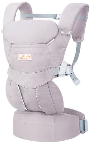 Viedouce Babytrage,Ergonomische Baby Trage Tragegurt Bauchtrage für Neugeborene ab Geburt ab 3kg und Kleinkinder 20kg