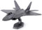 Metal Earth Fascinations Metallbausätze - Flugzeug Jäger F-22 Raptor, lasergeschnittener 3D-Konstruktionsbausatz, 3D Metall Puzzle DIY Modellbausatz 3 Metallplatinen, ab 14 Jahre