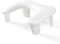 AMOYUN White Nail Arm Rest, Butterfly Nail Cushion Arm Rest for Nails Sleepable Manicure Pillow Non-Slip Soft Microfiber Leather Manicure Hand Rest Nail Stand Technician Table for Nail Art Salon