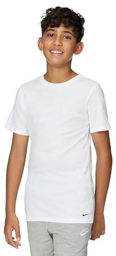 NIKE Kids 9n0968 Junior Short Sleeve Base Layer 2 Units 13-15 Years Black/White