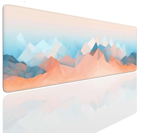 Blue Gaming Mouse Mat pad Extra large XXL 1400x800x4mm Keyboard Mat Desk Cover Mat Pad Soft mouse pads, Mousepad with Anti-Slip Base, Mousemat Washable Large Mouse Mats for Desk, PC, Laptop S-96