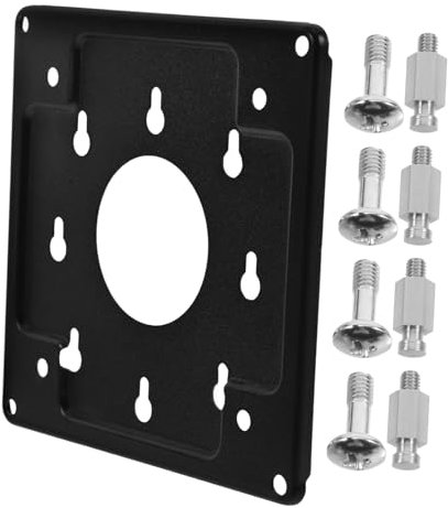 HOMSFOU 1juego Soporte De Montaje Para Mini Pc Soporte Metálico Para Monitores Organizador De Escritorio Instalación Fácil y Rápida Para De Trabajo Limpios y Organizados