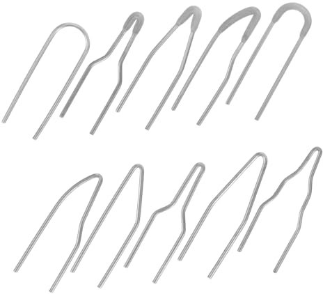 Gadpiparty 10St Anti-Brennen-Stiftspitze Maschendrahtzaunbinder Lötstift Erdspieße multifunktionswerkzeug multi tools Nur Holzverbrennungstipps Werkzeugtipps für Holzverbrennung Metall Silver