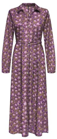 ONLY Onlnova Life Vis L/S Renna Long Dress Onlnova Life Vis L/S Renna Long Dress Donna (Pacco da 1)