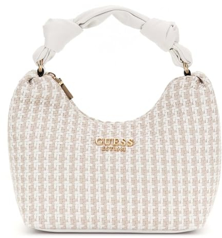 GUESS Mirema Small Hobo Bag White Multi
