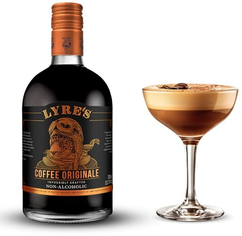 Lyre's Non Alcoholic Coffee Originale, Award Winning Low Calorie Alcohol Free Coffee Liqueur Alternative, Vegan Friendly Zero Proof Spirit for Non Alcoholic Espresso Martini and Mocktails (700ml)