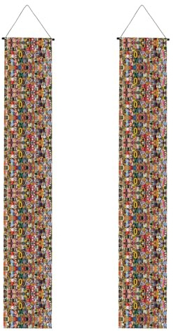 Türbanner mit Buchstaben und Zahlen für den Innen- und Außenbereich, für Haustür, Garten und Party-Dekoration