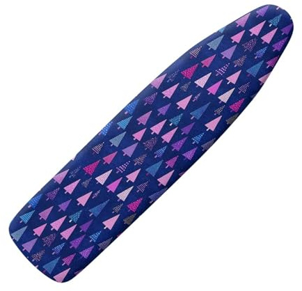 Bügelbrettbezug 150X50 Bunte Geometrie Universal Bezug für Dampfbügelstation | Hitzebeständig, Reflektierend, Waschbar, mit Schnurbindung Bedruckt Bügelbretter