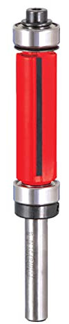 Freud 50-501: 1/2 (Dia.) Top & Bottom Bearing Flush Trim Bit,Red