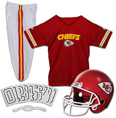Franklin Sports New York Jets Fußball-Uniform-Set für Kinder Gr. M, Kansas City Chiefs