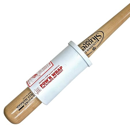Pow 'r Wrap Bat Gewicht für Baseball, 24 Flüssigunzen, weiß