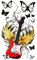 alles-meine.de GmbH 9 TLG. Set: Wandtattoo/Sticker/Fensterbilder - Gitarre Musik Rockabilly - Wandsticker Aufkleber für Kinderzimmer - Musiker Rockgitarre E-Gitarre Sänger - ..