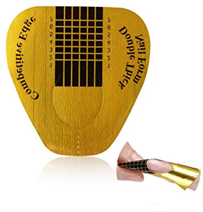 FRCOLOR 100pcs Nail Form Art Guide Form Acrylic Tips Gel Extension Sticker