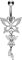PIERCINGLINE Bauchnabelpiercing Titan Schmetterling Design 925er Silber Bananabell Piercing silberfarben