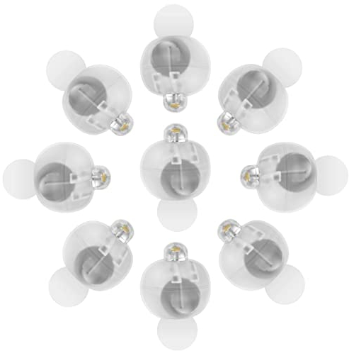 OSALADI LED Runde Ball Ballon Licht, Superbright Mini Ballon Licht, Ball Lichter für Papierlaterne Ballon Party Halloween Hochzeit (Warm Wight, 100 stücke)