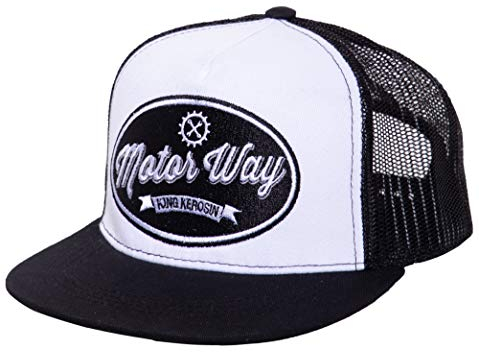 King Kerosin Herren Motor Way Baseballkappe, schwarz, Einheitsgröße