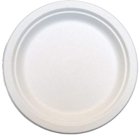 We Can Source It Ltd - Party Paper Plates - Biodegradable Eco Sugarcane Bagasse 10 Paper Plates - Microwavable - Pack of 200 Disposable Plates