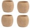 DDCT Rond de Serviettes Les 4 Bois Brut à décorer à Peindre fête Maman Papa Cadeaux