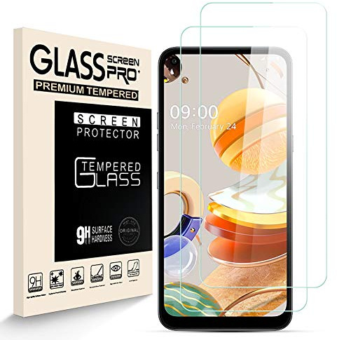 Generies Schutzfolie für LG K61, 9H-Härte Tempered Glass, Anti-Kratzer, Einfache Installation, Anti-Fingerabdruck Displayschutzfolie für LG K61 [2 Stück]