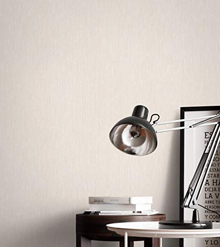 NEWROOM Papier peint Gris Couleur Unie Intissé - Couleurs Unies Taupe Structure Moderne