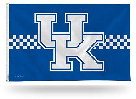 Kentucky Wildcats Flagge, Großbritannien, kariert, 9 x 150 cm
