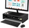 Ejoyous Réhausseur d'Écran en Bois, Support de Moniteur Support d'Ordinateur Portable Support d'Écran d'Ordinateur pour écran d'ordinateur Universal Ordinateur Portable ou écran TV