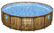 Bestway® Power Steel™ Swim Vista Series™ Ersatz Frame Pool Ø 488 x 122 cm, Holz-Optik (Pinie), rund