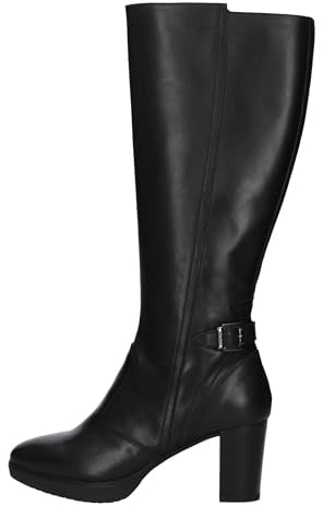 Nero Giardini I205710D Stivali Donna in Pelle - Nero 40