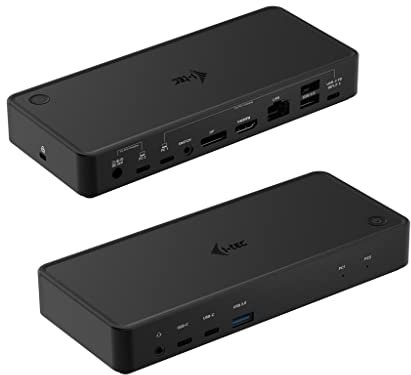 USB-C/Thunderbolt KVM Docking Station Dual Display Power DELIV