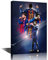 Barcelona FC Poster Leinwandbild Lionel Messi, Motivierende Wandkunst, Gemälde, Leinwand, Kunstdruck für Wohnzimmer, Schlafzimmer, Wanddekoration, fertig zum Aufhängen, 45.7 cm Bx30.5 cm H