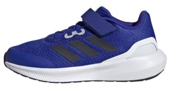 Adidas Unisex Kinder RunFalcon 3.0 Elastic Lace Top Strap Shoes, Lucid Blue/Legend Ink/Cloud White, 30 EU