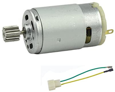 CHANCS RS390 Motore elettrico DC 12V 20000RPM 12 ingranaggi Motore denti per auto giocattolo Accessorio passeggino moto a tre ruote con Sostituire RS-380