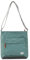 ROKA Kennington Medium Nylon Crossbody Bags for Women & Men - Multi Pockets, Chunky Zip, Adjustable Strap for Travel, Work, School - Sage Green