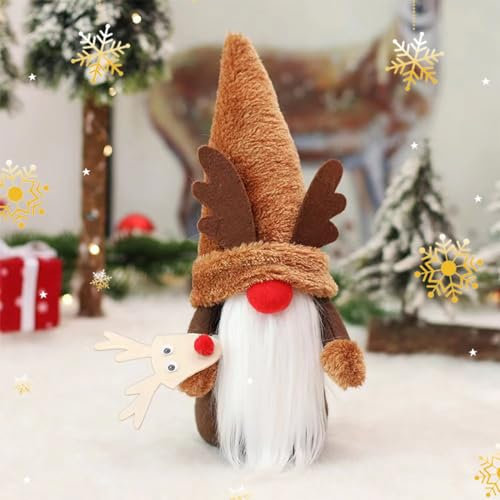 shallyong Weihnachtsdeko Wichtel Figuren, Weihnachten Wichtel Plüsch, Weihnachtswichtel Dekorationen, Weihnachtswichtel Plüsch für Weihnachtsdekoration Home (29cm Hoch)
