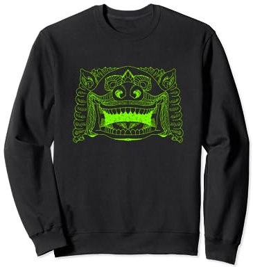 Festival Chinois Dragon Masque Vacances Nouvel An Sweatshirt