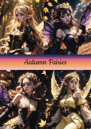 Autumn Fairies, A4 Size: Scrapbooking Supplies, Journaling Supplies, Planner Supplies, Origami, Scrapbook, Bujo. Album, Diary, Fairy, Fantasy Crafts, ... Autumn Pixie, Mystical Fall Fae Collection