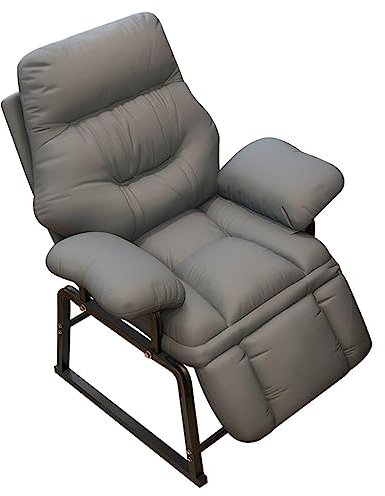 KITCISSL Sessel Wohnzimmer Lazy Sofa Gaming Stuhl Ohrensessel, Sessel Modern Design Relaxsessel Bürostühle Ergonomisch mit Armlehne für Schlafzimmer, Garten, Balkon, Terrasse (Color : Grey A)