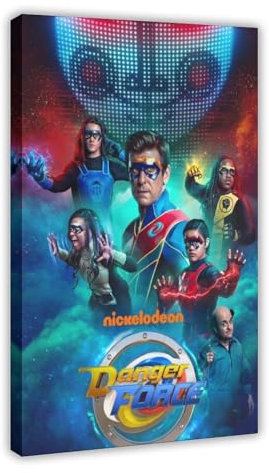 AAVEDA TV Henry Danger 12 Leinwand-Poster, Schlafzimmer-Dekor, Sportlandschaft, Büro, Raumdekoration, Geschenk, Rahmen-Stil, 50 x 75 cm