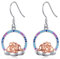 enjoylifecreative Elefanten Ohrringe für Frauen Mädchen 925er Sterling Silber Mutter Tochter Elefant Ohrringe Geburtstag Muttertag Schmuck Geschenk für Damen Mama Tochter