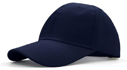 AHLPO Baseball Cap Herren Damen - Einstellbare Basecap, Unisex Schildmütze für Freizeit Outdoor Sport Tennis Golf Reisen, Baseballkappe Sonnenschutz Cap Herren Damen (Dunkelblau)