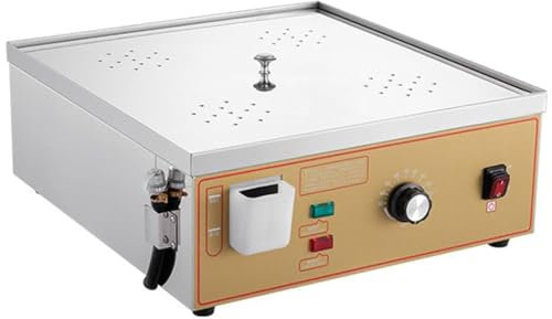 KJZQXYX Electric Steamed Buns Machine, Four-Hole Stainless Steel Food Steamer, 30-110℃ Temperature, Dry Boiling Alarm (Yellow)
