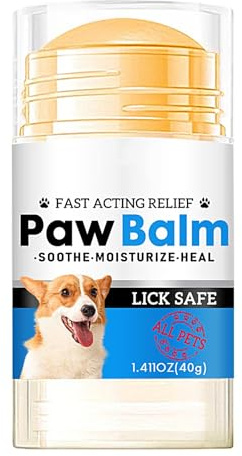 Pfotenbalsam für Haustiere, feuchtigkeitsspendend für Hundepfoten, 40 g, pflegendes Balsam für Hundepfoten und Katzen | beruhigende Fußcreme für Haustiere, leicht absortieren