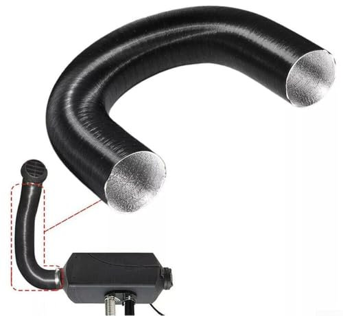 Auto Luftkanal Schlauch Entlüftung, Aluminium Diesel Heizung Kanal Rohr, Luft Diesel Standheizung, Lufteinlassschlauch (100 cm)