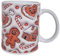 homesti- Tasse mit Lebkuchen - Keramik Becher spülmaschinengeeignet, Kaffeetasse 325 ml, Geschenk, Geschenkidee, Weihnachten