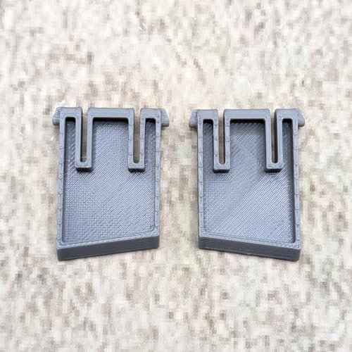 ULEIVA Ersatz Tastaturfüsse Grau 1 Paar (2 Stck) kompatibel mit Logitech G213 Tastatur Ersatzteil Tastaturständer Keybord Füsse (Grau)